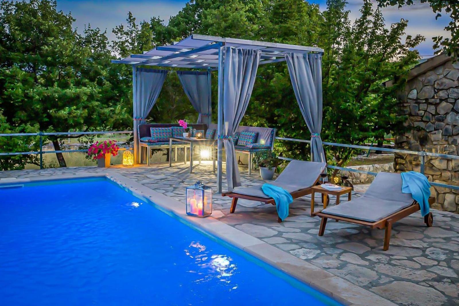 Villa Ognjistar In The Hinterland Of Makarska Riviera Zmijavci Εξωτερικό φωτογραφία