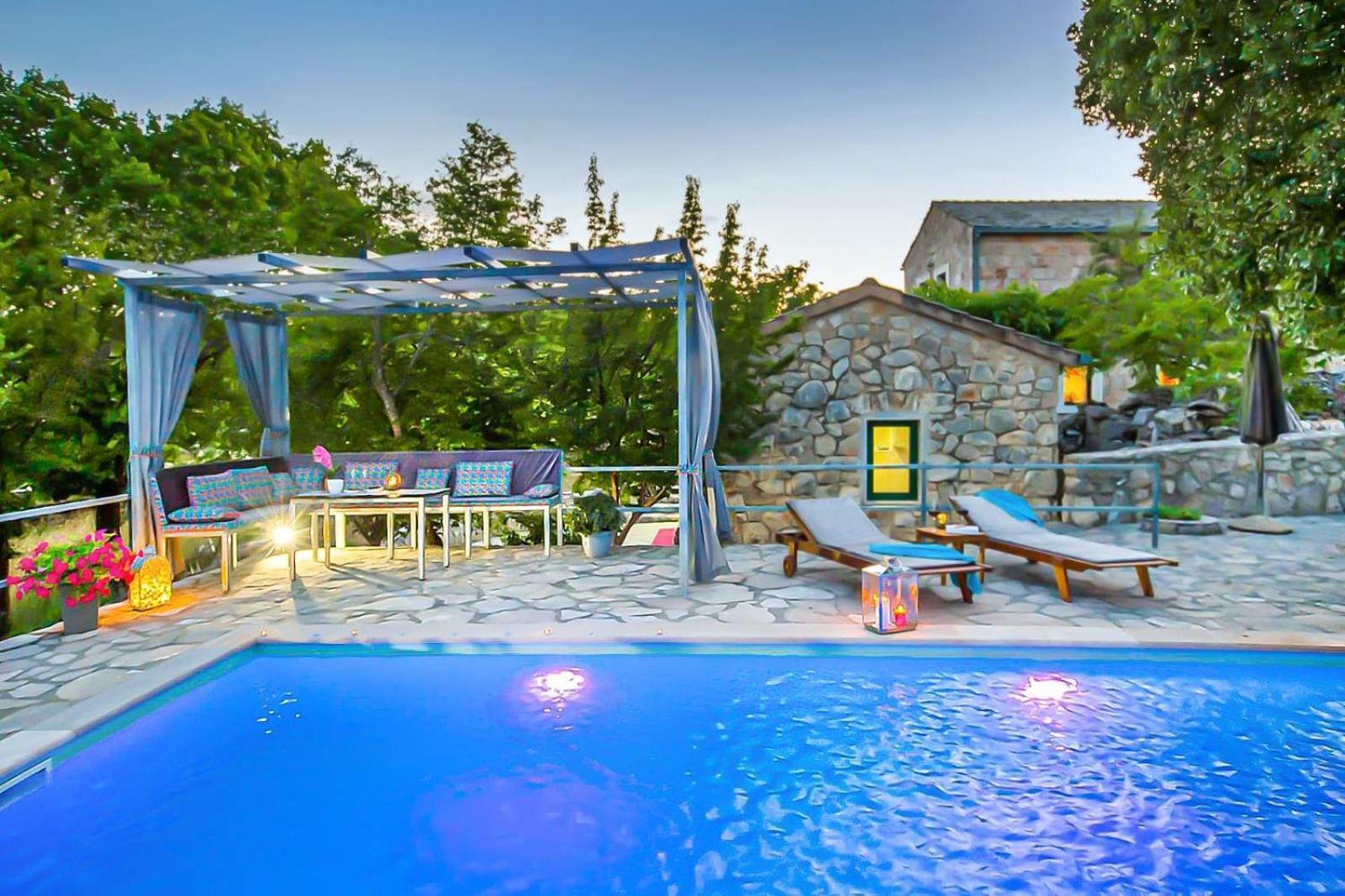 Villa Ognjistar In The Hinterland Of Makarska Riviera Zmijavci Εξωτερικό φωτογραφία